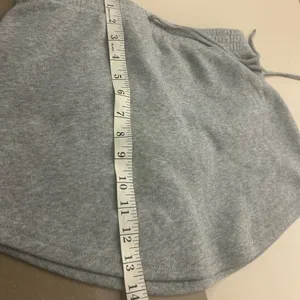Shorts Gray Athletic Shorts with Elastic Waistband and Fleece Texture Medium thumbnail 4