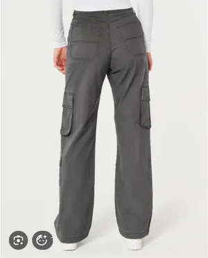 Hollister Gray Ultra High Rise Baggy Cargo Pants thumbnail 2