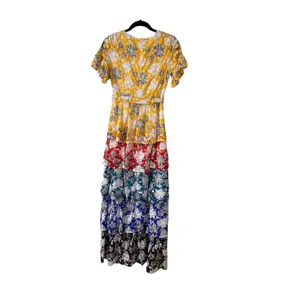 L’Atiste by Amy maxi dress tiered sz Small NWT thumbnail 2
