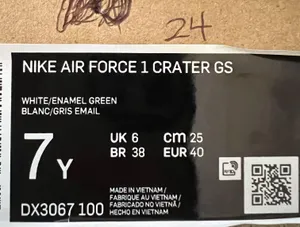 Nike NIB Air Force 1 Crater GS Brushstroke thumbnail 11