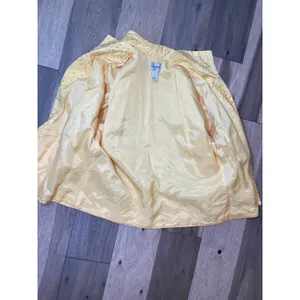 Chico’s Women’s (Size 3) XL Yellow Lightweight Cotton Jacket Gold Embroidered thumbnail 10