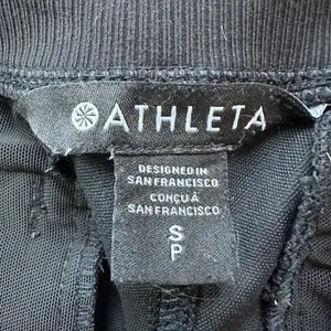 S Athleta All Ways High Rise Bootcut Pant Trouser Black 28" Inseam Stretch Small thumbnail 7