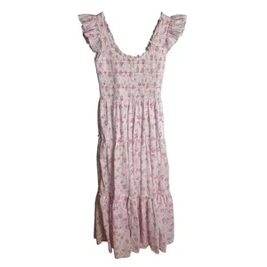 LoveShackFancy Chessie Blooming Floral Maxi Dress P thumbnail 3