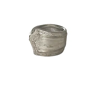 Vintage Silver Spoon Ring thumbnail 2