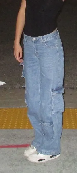 PacSun Cargo Pants Denim 90s Baggy thumbnail 1