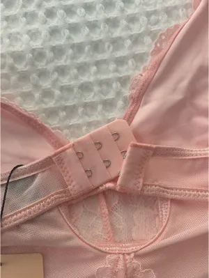 SheIn light pink lace tank top thumbnail 3
