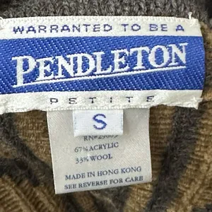 Pendleton Sweater Womens Small‎ Gray Cardigan Full Zip Wool Acrylic Jacket VTG thumbnail 9
