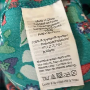 J. Crew Turquoise Floral Wrap‎ Style Dress Size 4 thumbnail 8