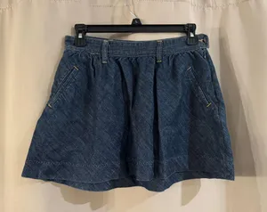 Abercrombie &Fitch Blue Denim Mini Skirt thumbnail 1