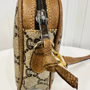 GUCCI PLUS GG Pattern Mini Shoulder Bag PVC Leather Brown ( Vintage) thumbnail 7