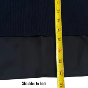 Rag & Bone‎ Sadie Merino Wool & Silk Navy Black Mini Dress Luxury Old Money XS thumbnail 11