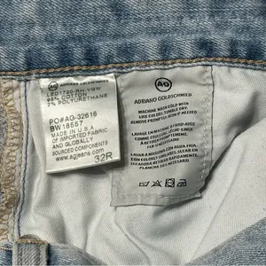 AG Adriano Goldschmied The Nolan Ankle Raw Hem Jeans Size 32 thumbnail 6