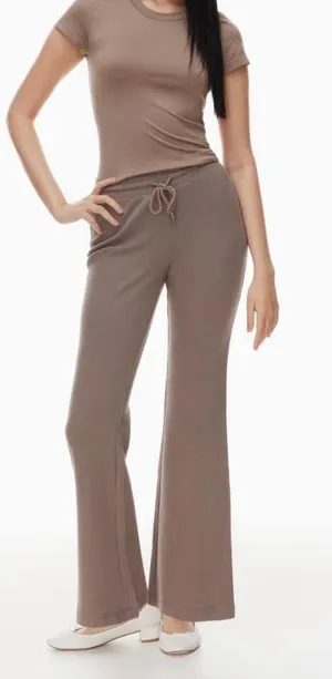 Aritzia sunday best baby waffle pant deep taupe thumbnail 2