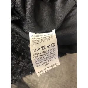 Black Velvet and Sequin Mini Dress Sheer Mesh Long Sleeve V-Neck Party Cocktail thumbnail 5