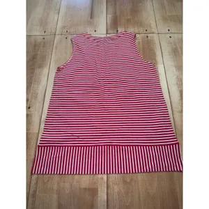 Jones New York Signature Red White‎ Striped Sleeveless Top Shirt Womens Size L thumbnail 6