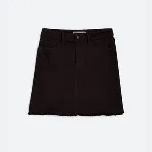 Just USA Black Denim Mini Skirt NWT Size L thumbnail 4