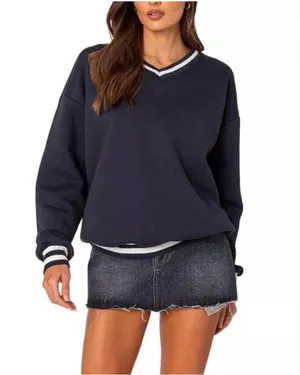 Edikted Oversized Varsity Sweatshirt thumbnail 1