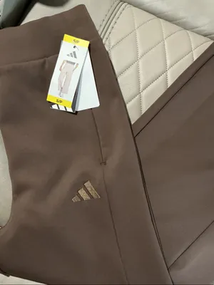 adidas Brown Performance Leggings thumbnail 2