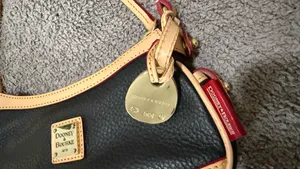 Navy & red trim Dooney and Bourke shoulder bag thumbnail 4