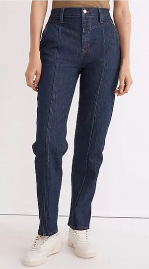 Madewell‎ perfect vintage straight Jean seam detail size 28 waist 30” 90’s 70’s thumbnail 1