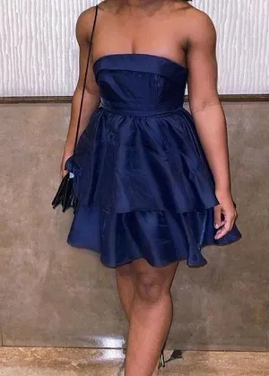 B. Darlin mini ruffle dress thumbnail 1