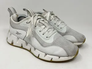 Reebok Zig Dynamica STR Women's‎ Running Shoes Size 7.5 Chalk White Gum Athletic thumbnail 1