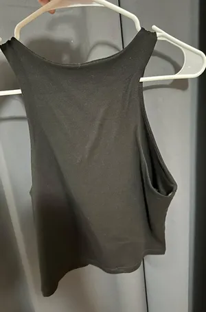 Halter Racerback Tank Black Size M thumbnail 2