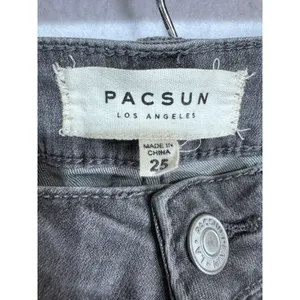 PacSun Vintage Boho‎ Cottagecore A-Line Mini Skirt Faded Black Pattern Women's Sz Small thumbnail 5