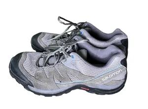 Salomon Contagrip Hiking Shoes Trail Gray Women’s 9 thumbnail 4