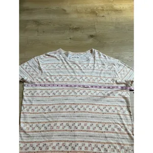 NWT Womens Free People Nina Boheme Printed Tee in Taupe short sleeve tshirt sz S thumbnail 9