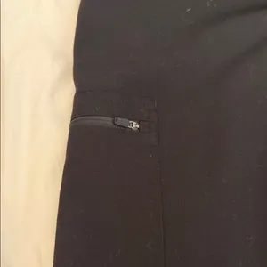 FIGS high waisted Black Jogger scrub pants thumbnail 3