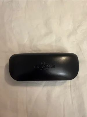 Coach Black Embossed Sunglasses Case thumbnail 2