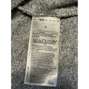 Gap Sleeveless Tank Top Women's Size Medium Long Gray Activewear Workout thumbnail 4