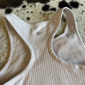 LULULEMON Ebb Ribbed Racer‎ Back Tank Top Size 6 thumbnail 4