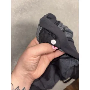 Lululemon double waistband slim tapered leg pants dark gray medium womens *flaw thumbnail 5