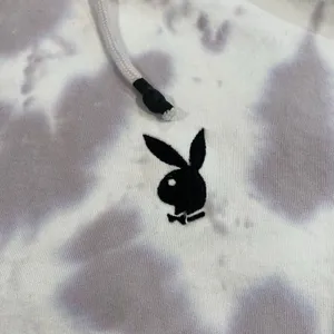 Playboy Missguided Tie Dye Hoodie Women Oversized Bunny Logo Pullover thumbnail 4
