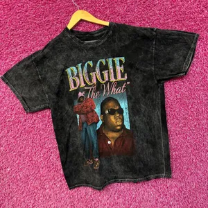 Notorious B.I.G. The What mineral wash Rap shirt size XL thumbnail 3