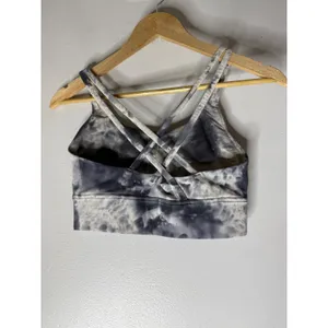 Lululemon Free To Be Serene Bra HN LL Diamond Dye Graphite Grey Size 6 thumbnail 3