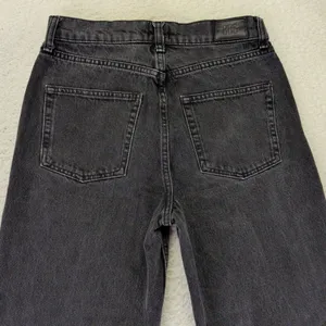 BDG Urban Outfitters Pax High Rise‎ Straight Jeans Washed Black Raw Hem W28 L32 thumbnail 5