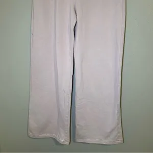 Abercrombie & Fitch Lounge Light Pink Wide Leg Sweatpants Women’s Size Small thumbnail 4