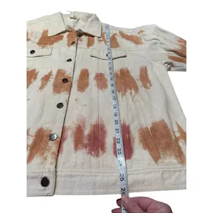 POL Womans Trucker Jacket Rust/Oatmeal Sz S Oversized NWOT thumbnail 5