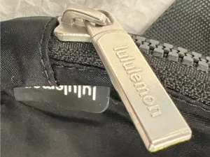 lululemon athletica Black Waist/Crossbody Bag with Silver Logo thumbnail 3