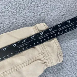Abercrombie & Fitch Safari Jacket Women L Tan Lightweight Utility Full Zip thumbnail 10