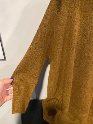 Turtleneck Oversized Long Sweater thumbnail 3