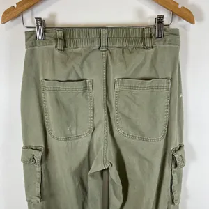 Wild Fable Womens Olive Green Cargo Pants High Rise Straight Leg Size S‎ Grunge thumbnail 8