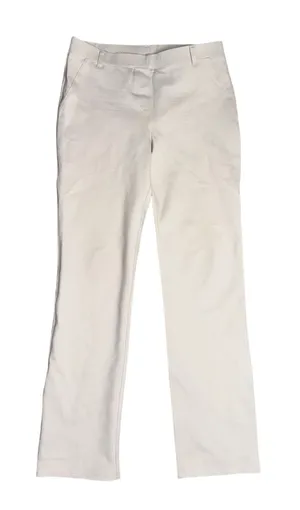 Quince Straight Leg Pants Womens Medium Beige Excellent Ultra-Stretch Ponte thumbnail 1