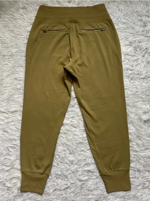 Athleta Women's Green Yellow High-Waist Joggers Size M thumbnail 3