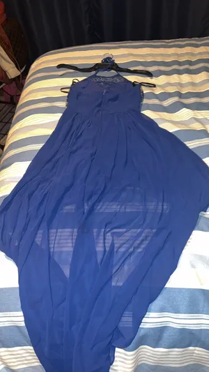 B Darlin Blue Dress Formal Sequin thumbnail 3