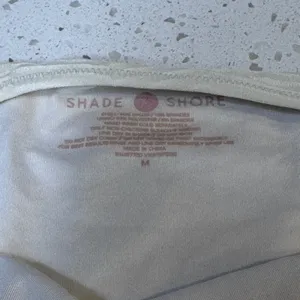 Shade & Shore Womens‎ Cream Ribbed Hipster Bikini Bottom Swimsuit Size Medium M thumbnail 3