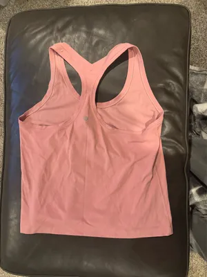Pink mauve Lululemon tank top 2.0 style Razorback Size 14 No flaws! Never worn thumbnail 2